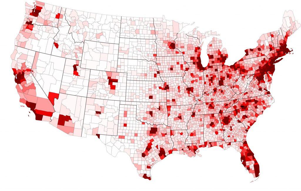 Bed Bug Map 2025 - Charles N. Ely