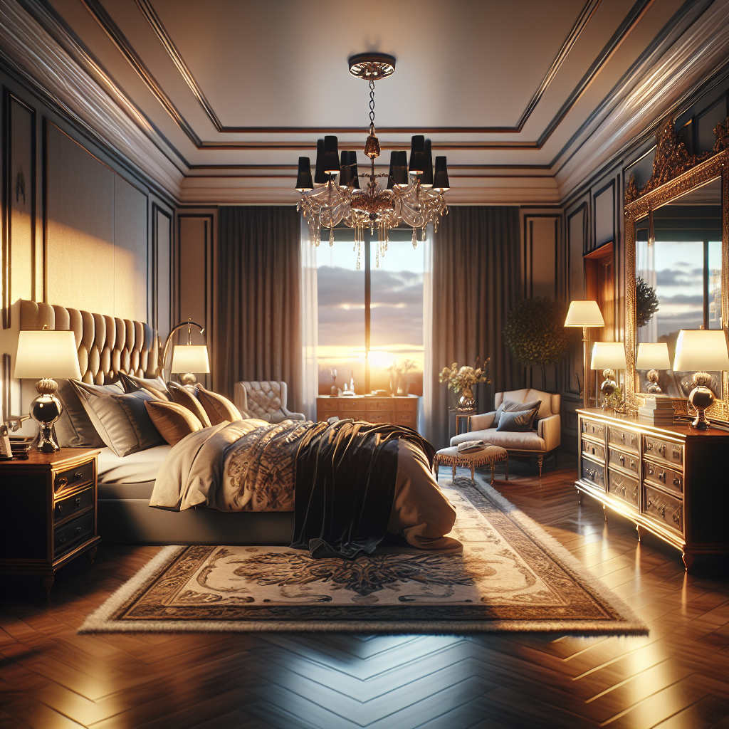 AI-generated image for: a realistic image of a bedroom, cinematic