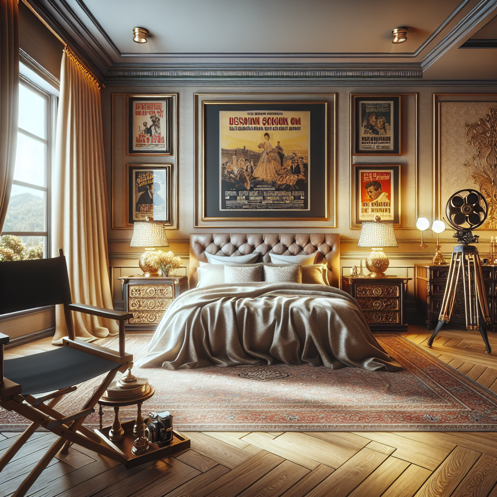 AI-generated image for: a realistic image of a bedroom, cinematic